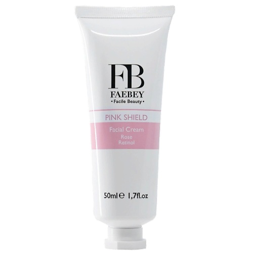 FB FAEBEY Крем для лица PINK SHIELD Facial Cream Rose + Retinol 50.0