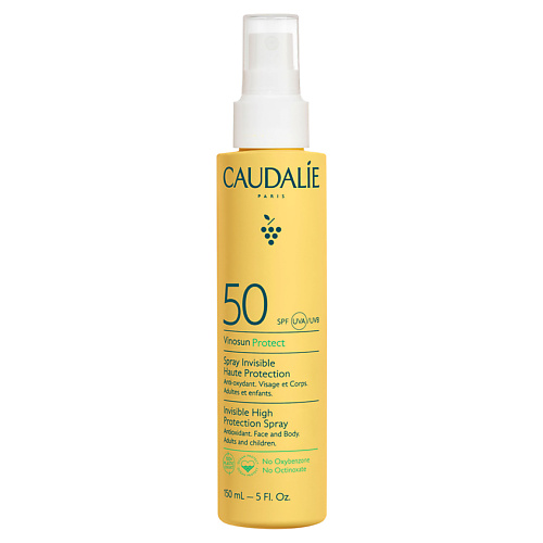 CAUDALIE СAUDALIE Молочко-спрей для лица и тела Солнцезащитное SPF 50 Vinosun Protect