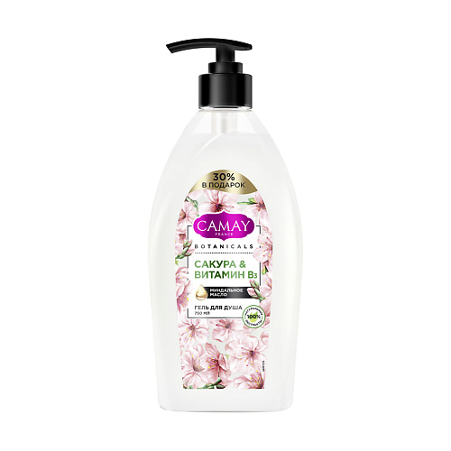 CAMAY BOTANICALS гель для душа Японская сакура
