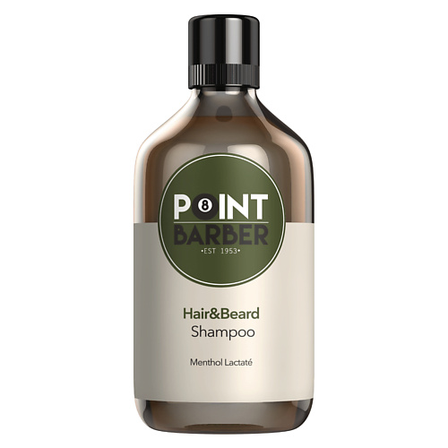 FARMAGAN Освежающий шампунь для волос и бороды POINT BARBER 300