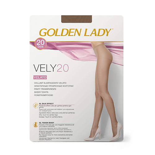 GOLDEN LADY Колготки женские 20 den VELY Cognac 5