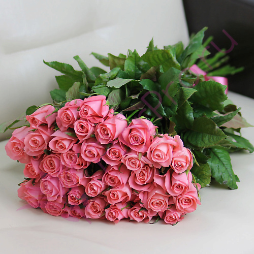 FLORPRO 35 розовых роз Анна Карина 80 см