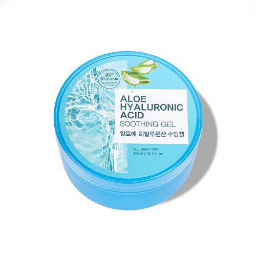 SEOHWABI Успокаивающий гель с алоэ и гиалуроновой кислотой /ALOE HYALURONIC ACID SOOTHING GEL 300.0