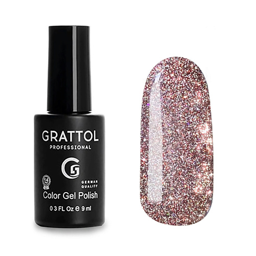 GRATTOL Гель лак светоотражающий Bright Crystal