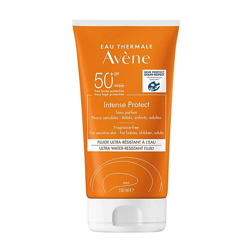 AVENE Флюид для тела Ультра-водостойкий солнцезащитный SPF50 Intense Protect Ultra Water-Resistant Fluid