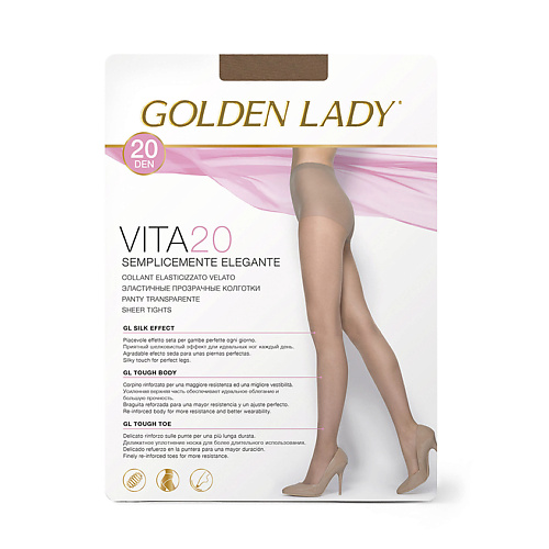 GOLDEN LADY Колготки женские 20 den VITA Melon 2