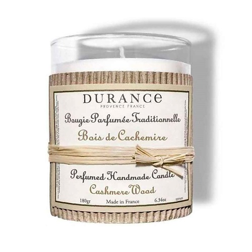 DURANCE Ароматическая свеча Дерево Кашмира Cashmere Wood 180