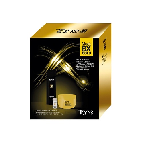 TAHE Набор для ухода за волосами MAGIC BX GOLD HOME CARE PACK