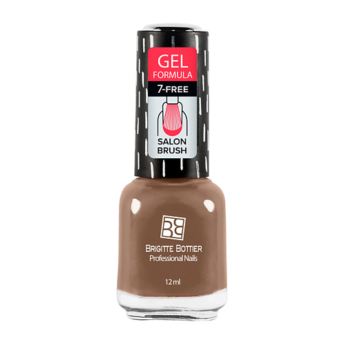 BRIGITTE BOTTIER Лак для ногтей GEL FORMULA тон 01 прозрачный