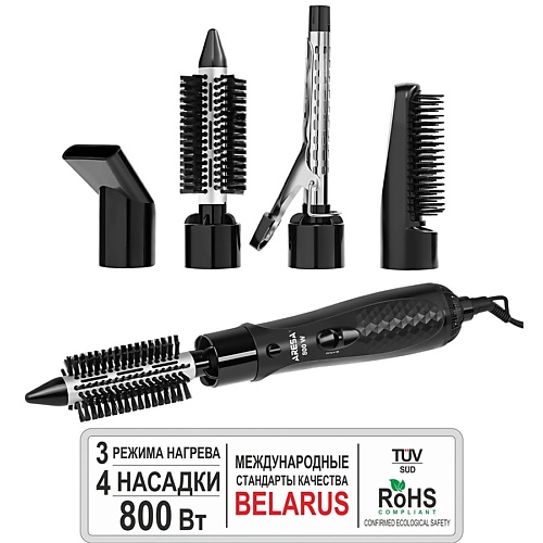 ARESA Фен-расческа AR-3224, 800 Вт