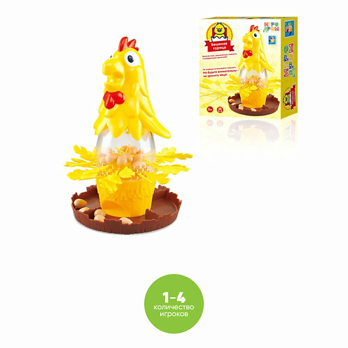 1TOY Игра настольная Бешеная курица 1.0