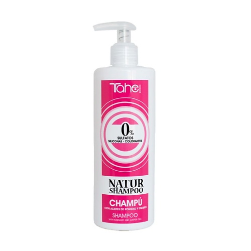 TAHE Бессульльфатный шампунь для жирных волос NATUR SHAMPOO SULPHATES FREE 400.0