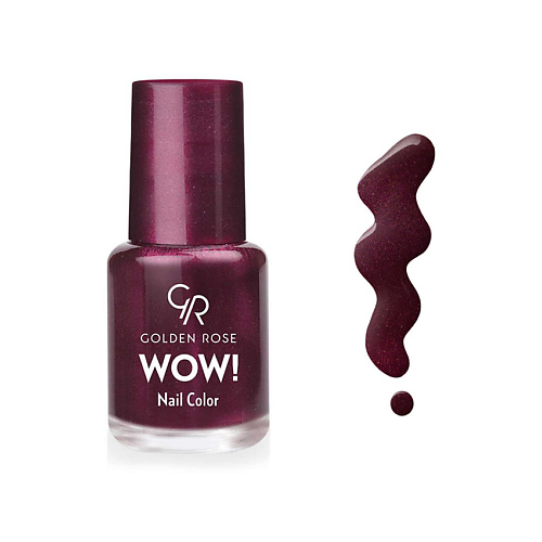 GOLDEN ROSE Лак для ногтей WOW! Nail Color