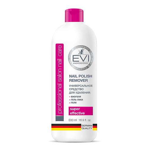 EVI PROFESSIONAL Средство для снятия биогеля, геля, гель-лака Professional Salon Nail Care Nail Polish Remover