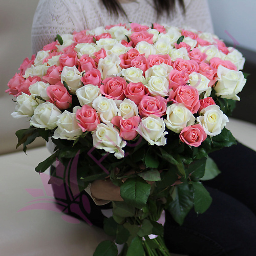 FLORPRO 101 роза Анна Карина и Аваланч 50 см