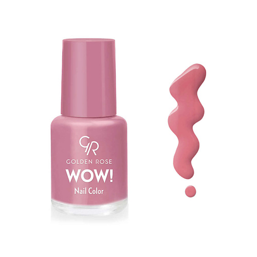 GOLDEN ROSE Лак для ногтей WOW! Nail Color