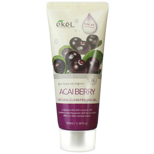 EKEL Гель для умывания скатка с Ягодами Асаи Gel Asai Berry 100.0