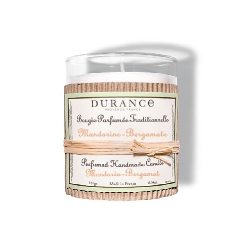 DURANCE Ароматическая свеча Мандарин и бергамот Mandarin - Bergamot 180