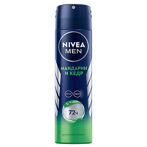 NIVEA Men Дезодорант-антиперспирант спрей "Мандарин и кедр"