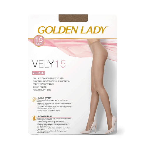 GOLDEN LADY Колготки женские 15 den VELY Melon 5