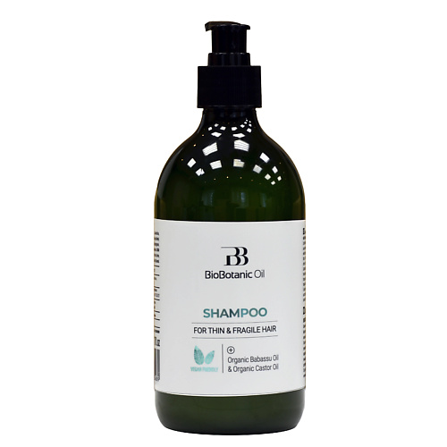 MON PLATIN Шампунь для тонких и ломких волос с маслом бабассу Bio Botanic Oil 500.0