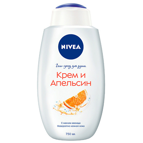 NIVEA Гель-уход для душа "Крем апельсин"