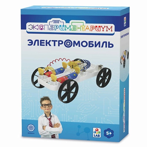 1TOY Набор для опытов Экспериментариум Электромобиль