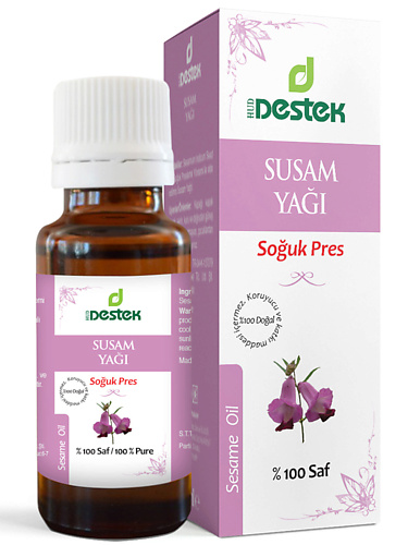 DESTEK Косметическое кунжутное масло для лица, тела, для волос 20.0