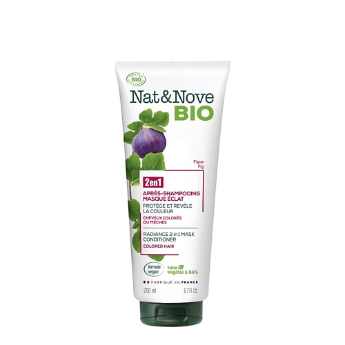 KERANOVE Маска-кондиционер 2 в 1 для окрашенных волос Инжир Nat & Nove Bio Mask Conditioner