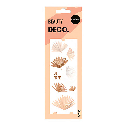 DECO. Татуировка для тела INSPIRATION by Miami tattoos переводная Be free