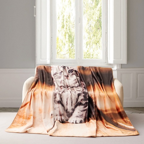 ARYA HOME COLLECTION Плед с принтом 200x220 Cat