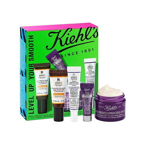 KIEHL'S Набор для ухода за лицом  Level Up Your Smooth