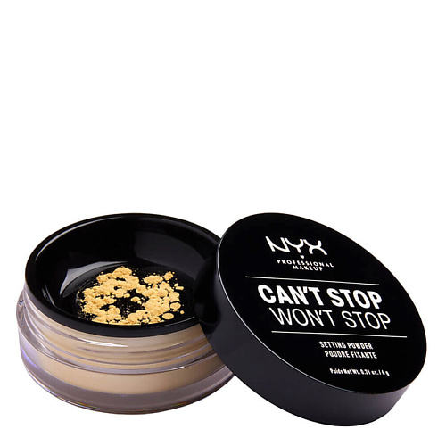 NYX Professional Makeup NYX PROFESSIONAL MAKEUP Пудра для фиксации макияжа Can't Stop Won't Stop