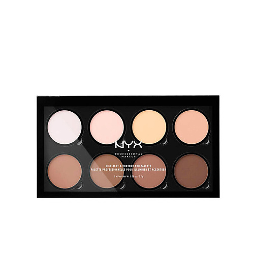 NYX Professional Makeup NYX PROFESSIONAL MAKEUP Профессиональная палетка для контуринга Highlight & Contour Pro Palette