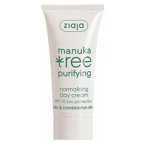 ZIAJA Дневной крем SPF 10 Normalizing Manuka Tree Purifying