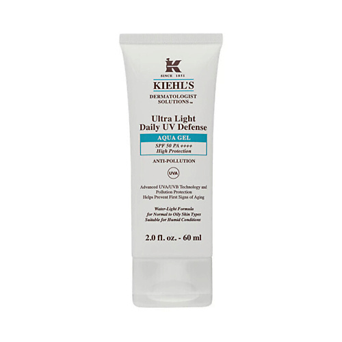 KIEHL'S Солнцезащитный крем-гель для жирной кожи  Ultra Light Daily UV Defense Aqua Gel SPF 50