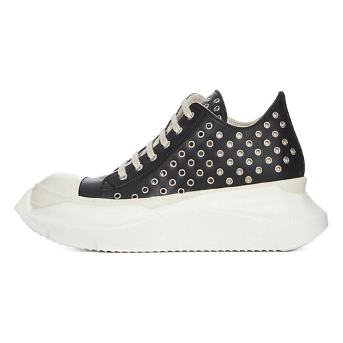 RICK OWENS Кроссовки Abstract Eyelet-embellished Sneakers