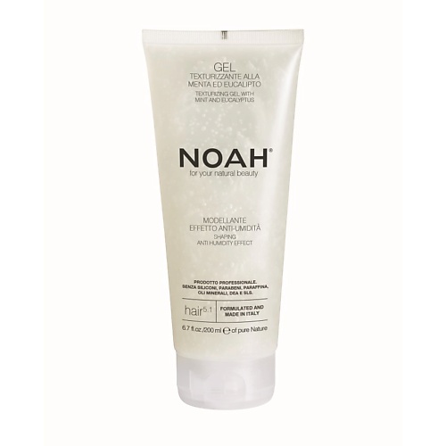 NOAH FOR YOUR NATURAL BEAUTY Гель для волос текстурирующий с мятой и эвкалиптом