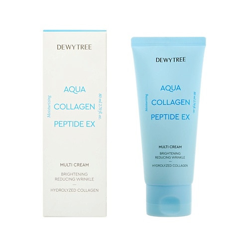 DEWYTREE Мульти-крем для лица AQUA 3 в 1 с коллагеном 50.0