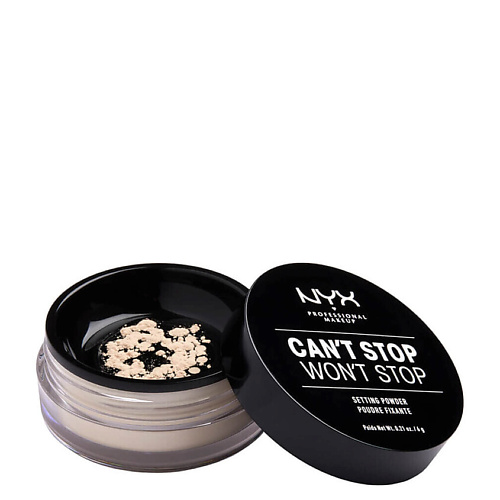 NYX Professional Makeup NYX PROFESSIONAL MAKEUP Пудра для фиксации макияжа Can't Stop Won't Stop