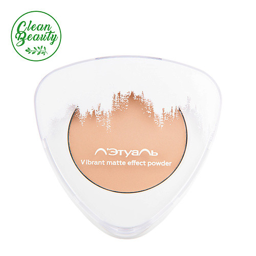 ЛЭТУАЛЬ Пудра для лица с матирующим эффектом Vibrant matte effect powder SPF 20