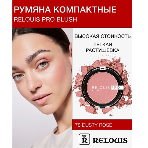 RELOUIS Румяна компактные RELOUIS PRO BLUSH