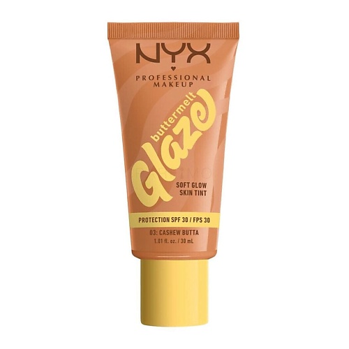 NYX Professional Makeup NYX PROFESSIONAL MAKEUP Увлажняющий тинт Buttermelt Glaze SPF 30 с эффектом сияния