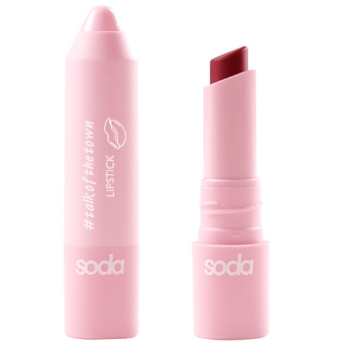 SODA LIPSTICK #talkofthetown Сатиновая помада в стике