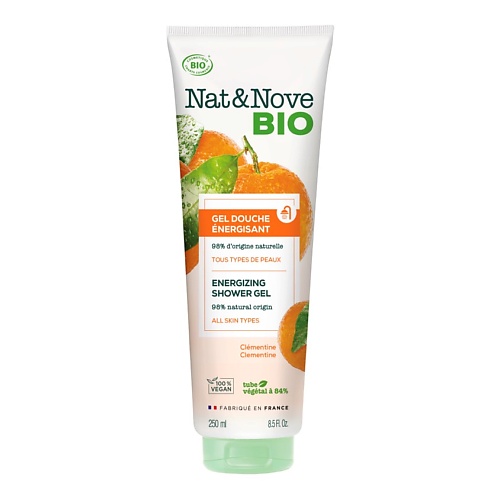 KERANOVE Бодрящий гель для душа Nat & Nove Bio Shower Gel