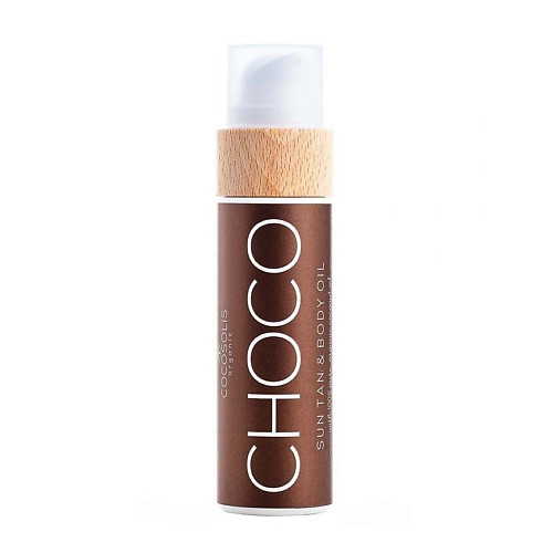 COCOSOLIS Масло для Загара с Ароматом Шоколада Choco Suntan & Body Oil