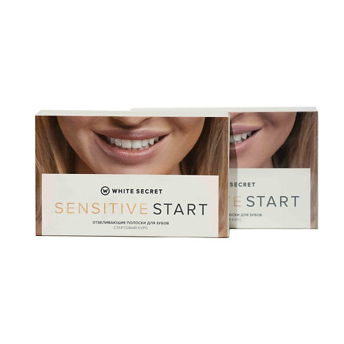 WHITE SECRET Полоски для домашнего отбеливания зубов "Sensitive Start" 1.0