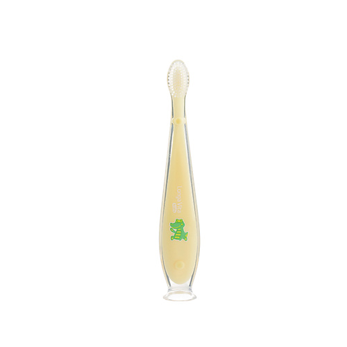 LONGA VITA Зубная щетка детская силиконовая с ограничителем для детей от 4 мес.