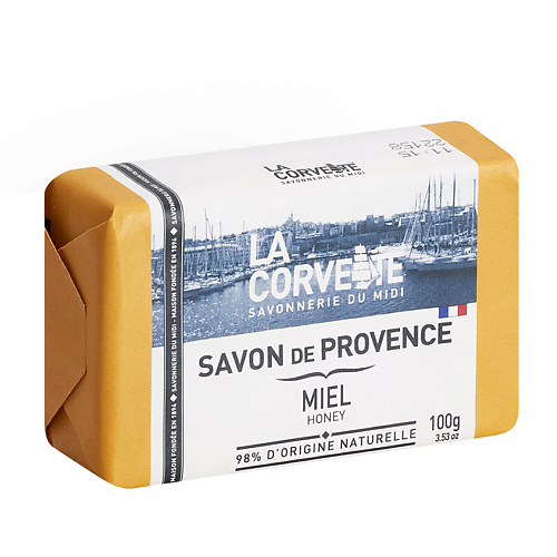 LA CORVETTE Мыло туалетное прованское для тела Мёд Savon de Provence Honey
