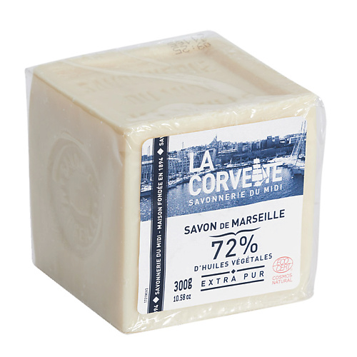 LA CORVETTE Мыло традиционное марсельское Растительное Savon de Marseille Extra Pur